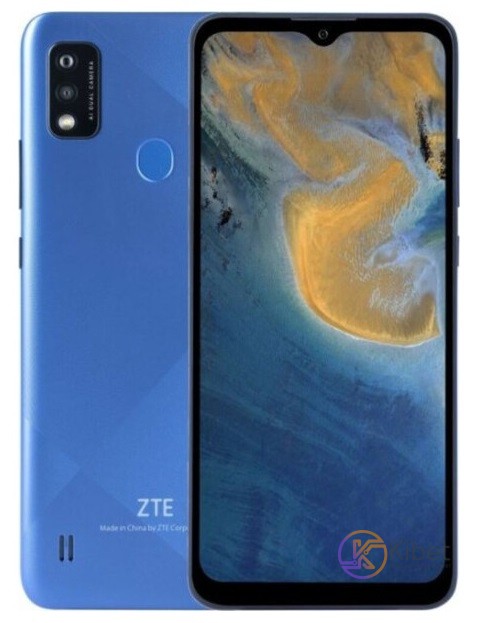 Смартфон ZTE Blade A51 Blue, 2 Nano-SIM, 6.52' (1600х720) IPS, Unisoc SC9863A 4x