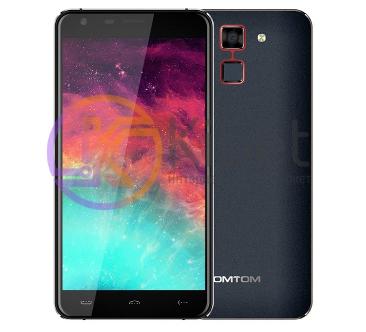 Смартфон Homtom HT30 Black, 2 MicroSim, сенсорный емкостный 5.5' (1280x720) IPS,