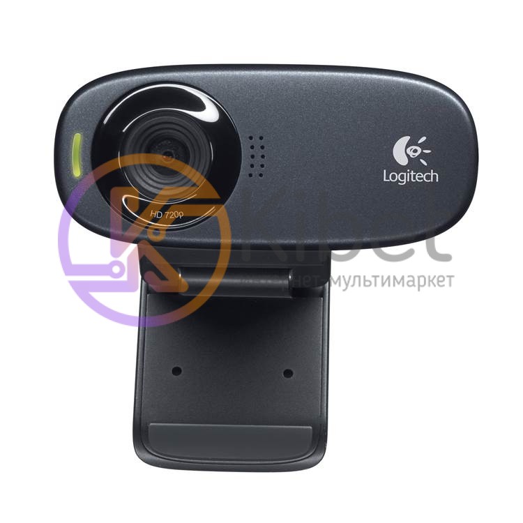 Web камера Logitech C310 HD, Black, 1280x720 30 fps, микрофон с функцией подавле