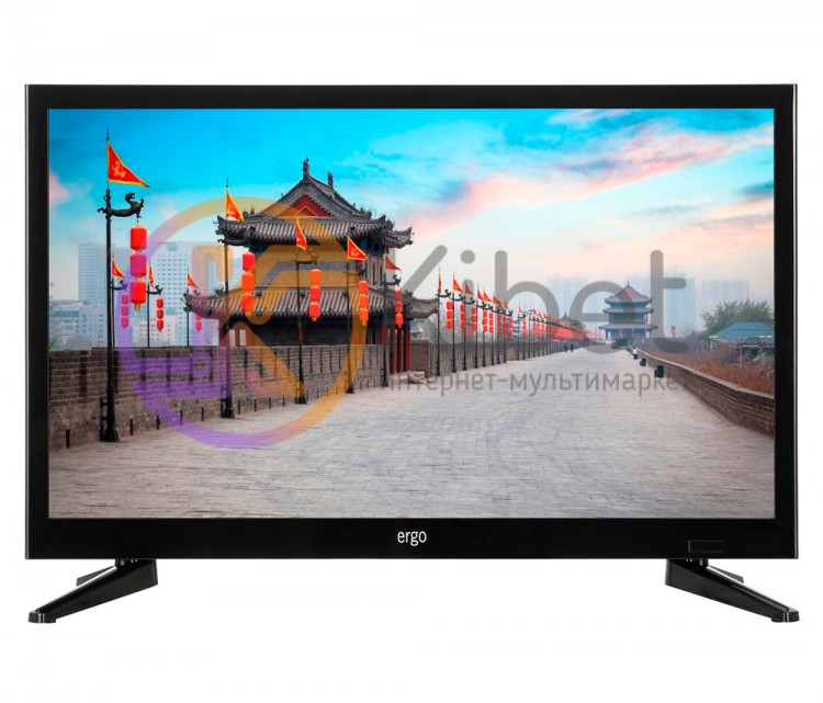 Телевизор 24' ERGO LE24CT5000AK LED HD 1366x768 60Hz, DVB-T2, HDMI, USB, VESA (1