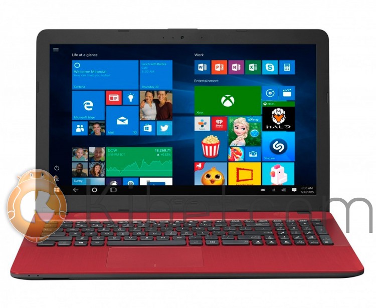 Ноутбук 15' Asus X541UV-GQ998 Red 15.6' глянцевый LED FullHD (1920x1080), Intel