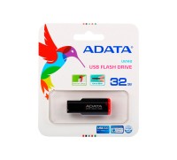 USB 3.0 Флеш накопитель 32Gb A-Data UV140 Black-Red AUV140-32G-RKD