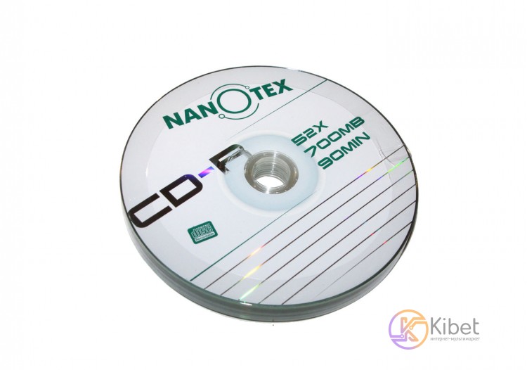 Диск CD-R 10 Nanotex, 700Mb, 52x, Bulk Box