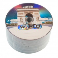 Диск DVD-R 50 Videx 'World Арка', 4.7Gb, 16x, Bulk Box