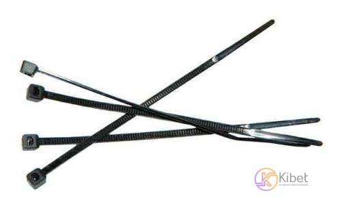 Стяжки для кабеля, 150 мм х 3,0 мм, 100 шт, Black