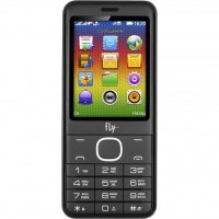 Мобильный телефон FLY FF2801 Grey, 2 Sim, 2.8' (240х320) TN, microSD (max 16Gb),