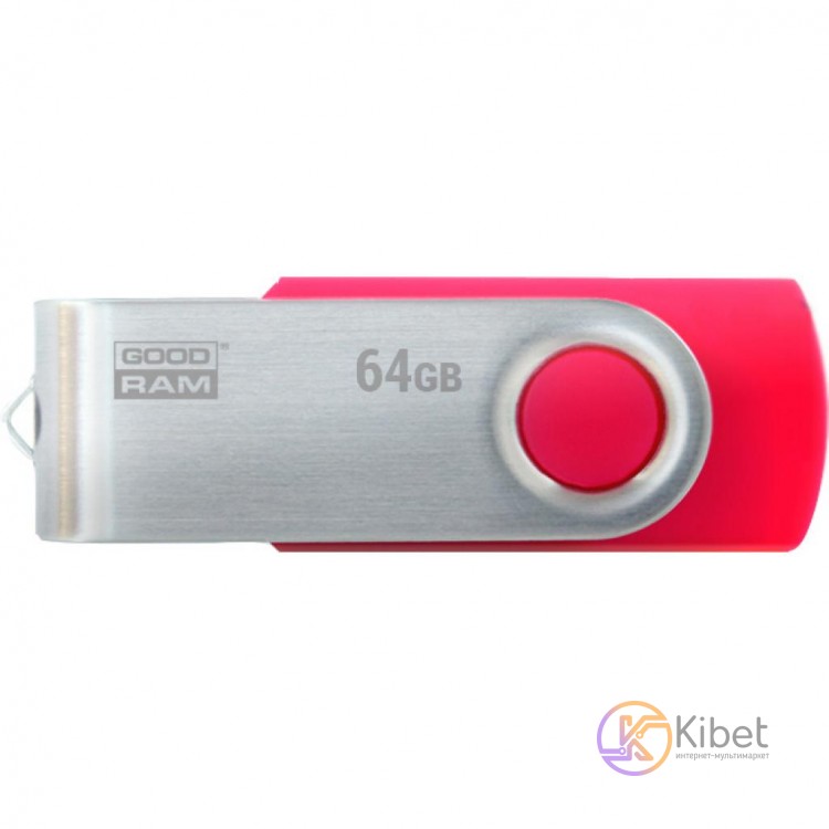USB 3.0 Флеш накопитель 64Gb Goodram Twister, Red (UTS3-0640R0R11)