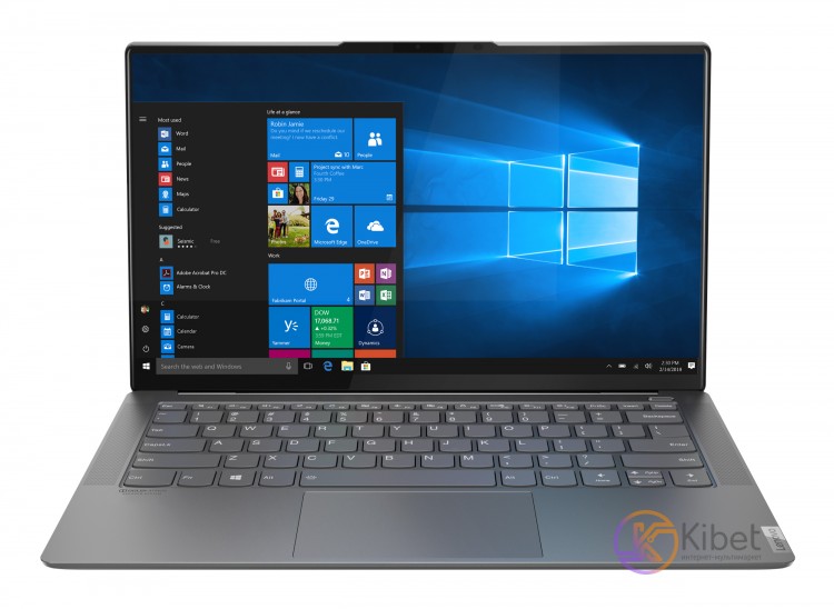 Ноутбук 13' Lenovo Yoga S940-14IWL (81Q7004HRA) Iron Grey, 13.9', глянцевый LED