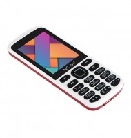 Мобильный телефон Nomi i244 White Red, 2 Sim, 2,4' (320x240) TFT, microSD (max 3