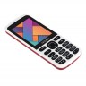 Мобильный телефон Nomi i244 White Red, 2 Sim, 2,4' (320x240) TFT, microSD (max 3