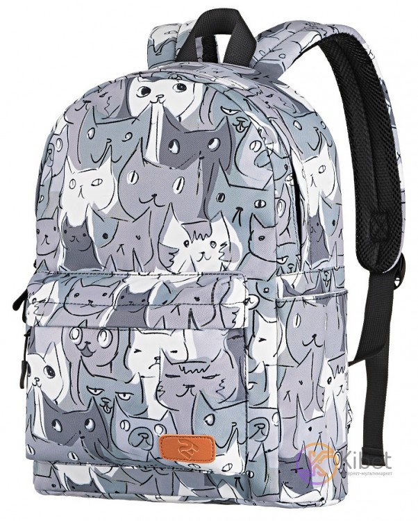 Рюкзак для ноутбука 13' 2E TeensPack 'Cats', полиестер, 300 x 400 x 210 мм (2E-B