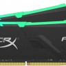 Модуль памяти 8Gb x 2 (16Gb Kit) DDR4, 3200 MHz, Kingston HyperX Fury RGB, Black