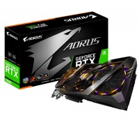 Видеокарта GeForce RTX 2080 OC, Gigabyte, AORUS, 8Gb DDR6, 256-bit, HDMI 3xDP US