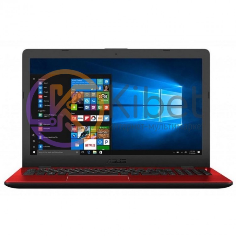 Ноутбук 15' Asus X542UQ-DM036 Red 15.6' матовый LED FullHD (1920x1080), Intel Co