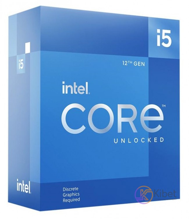 Процессор Intel Core i5 (LGA1700) i5-12400, Box, 6x2.5 GHz (Turbo Boost 4.4 GHz,