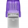 USB 3.2 Флеш накопитель 64Gb Kingston DataTraveler microDuo 3C Type-A Type-C, 20