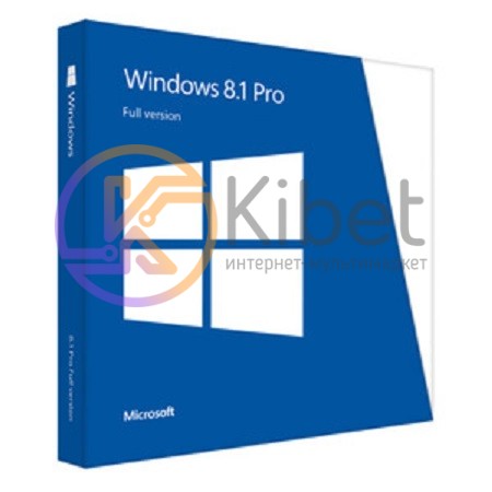 Windows 8.1 Professional 64-bit Russian 1 License 1pk OEM DVD (FQC-06930)
