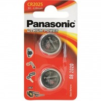 Батарейки CR-2025, Panasonic, 2 шт, Blister (CR-2025EL 2B)