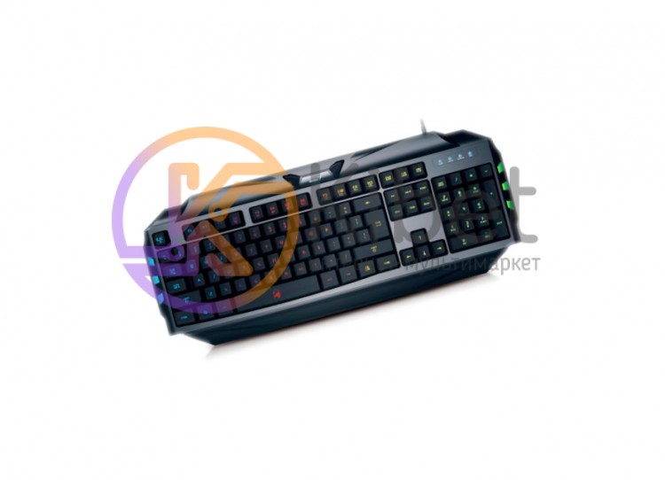 Клавиатура Genius Scorpion K5 Black, USB, игровая, 7 цветов подсветки