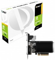 Видеокарта GeForce GT730, Palit, 2Gb DDR3, 64-bit, VGA DVI HDMI, 902 1800MHz, Si