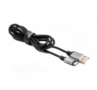 Кабель USB 2.0 - 1.0м AM Micro-B Cablexpert CCPB-M-USB-09BK, премиум, 2.4А
