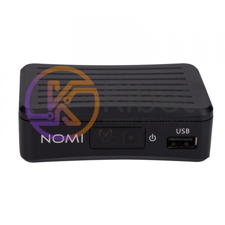 TV-тюнер внешний автономный Nomi T201 Black DVB-T2, HDMI, USB