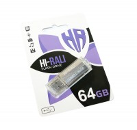 USB 3.0 Флеш накопитель 64Gb Hi-Rali Corsair series Silver, HI-64GB3CORSL