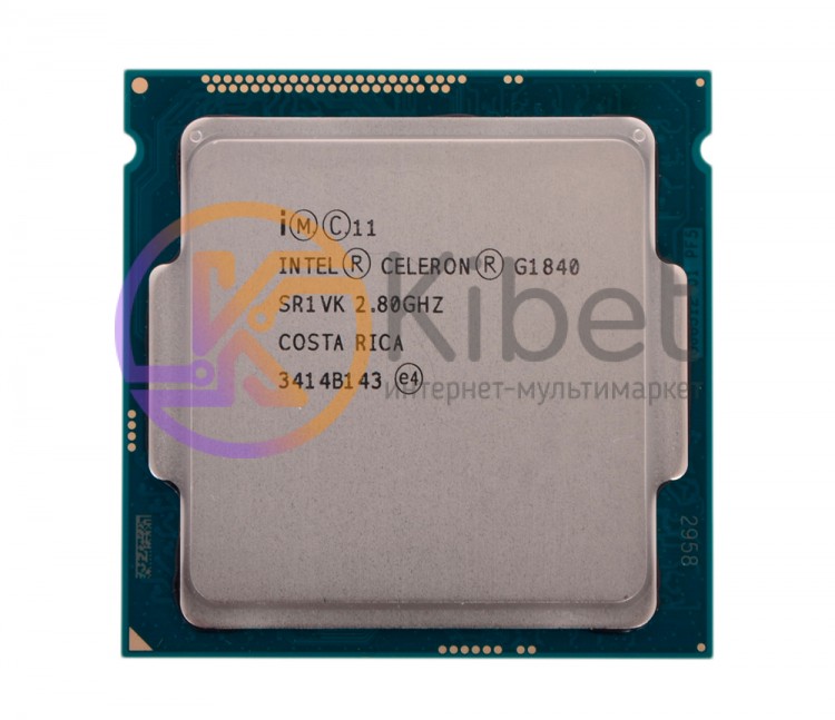 Процессор Intel Celeron (LGA1150) G1840, Tray, 2x2,8 GHz, HD Graphic (1050 MHz),