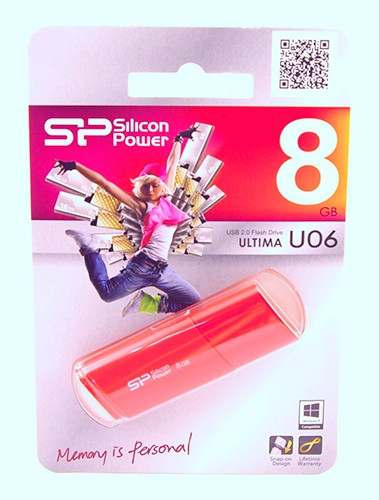 USB Флеш накопитель 8Gb Silicon Power Ultima U06 Pink 26 5Mbps SP008GBUF2U06