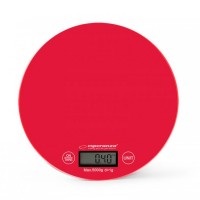 Весы кухонные Esperanza EKS003R Red, максимальный вес 5 кг, шаг 1 г, четыре един