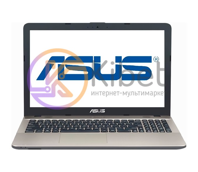 Ноутбук 15' Asus A541NC-GO106 Black Silver 15.6' глянцевый LED HD (1366x768), I