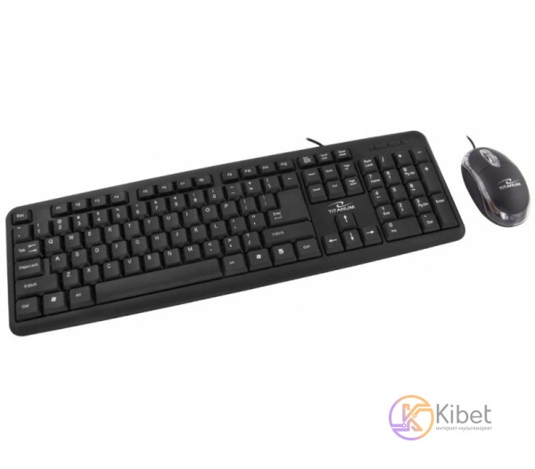 Комплект Esperanza Titanum TK106UA, Black, USB, клавиатура+мышь