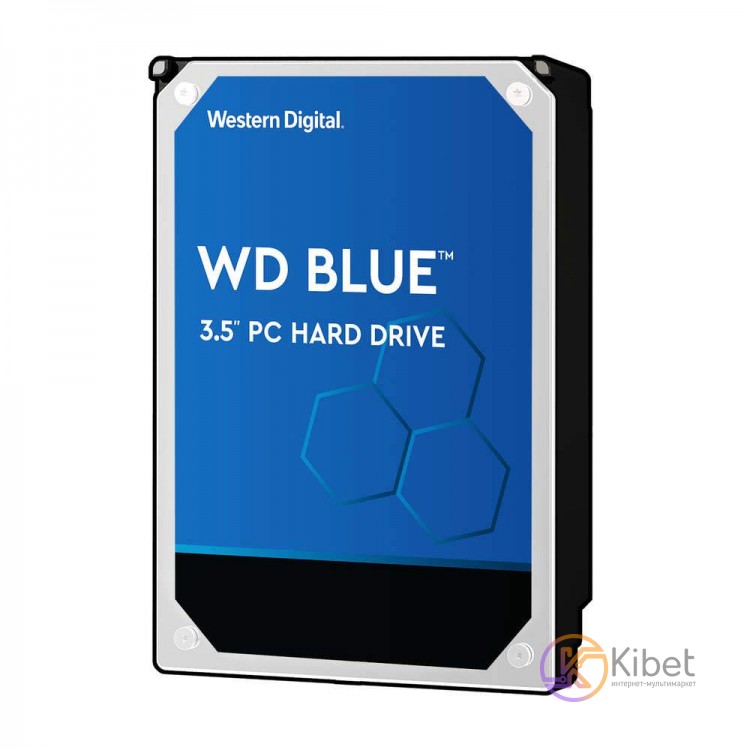 Жесткий диск 3.5' 6Tb Western Digital Blue, SATA3, 256Mb, 5400 rpm (WD60EZAZ)