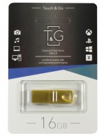 USB Флеш накопитель 16Gb T G 117 Metal series Gold (TG117GD-16G)