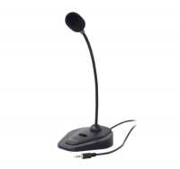 Микрофон Gembird MIC-D-01 Black, на подставке, кабель 1.2 м