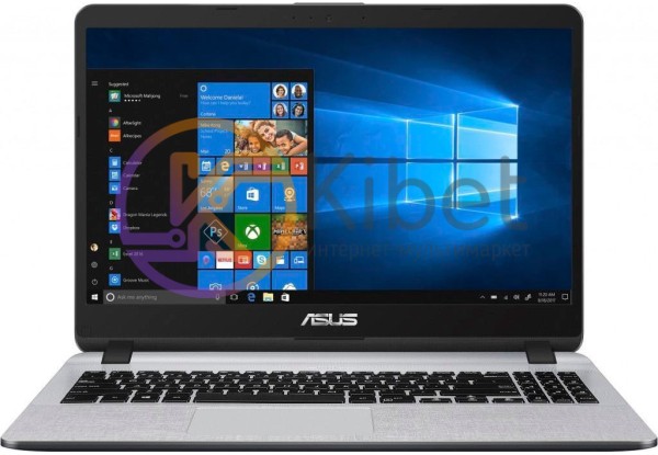 Ноутбук 15' Asus X507UB-EJ663 Grey, 15.6' матовый LED FullHD (1920x1080), Intel