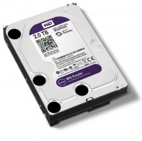 Жесткий диск 3.5' 2Tb Western Digital Purple, SATA3, 64Mb, IntelliPower (WD20PUR