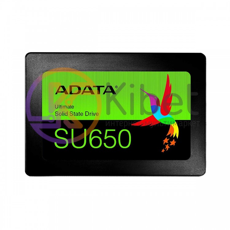 Твердотельный накопитель 240Gb, A-Data Ultimate SU650, SATA3, 2.5', TLC 3D, 520