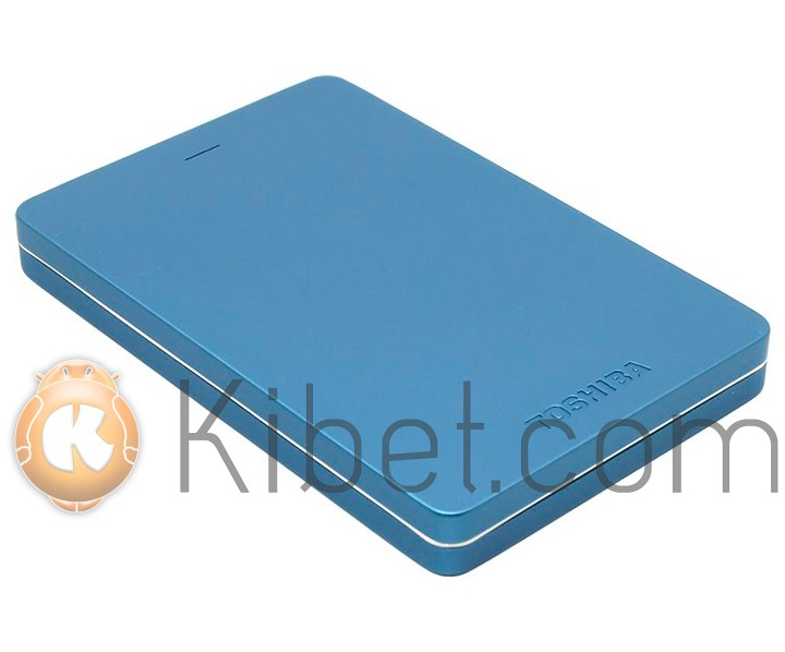 Внешний жесткий диск 1Tb Toshiba Canvio Alu, Blue, 2.5', USB 3.0, алюминевый кор