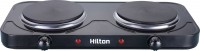 Электроплита Hilton HEC-201 Black, 2000W, 2 конфорка