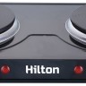 Электроплита Hilton HEC-201 Black, 2000W, 2 конфорка