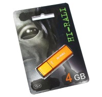 USB Флеш накопитель 4Gb Hi-Rali Vektor series Gold HI-4GBVRGD