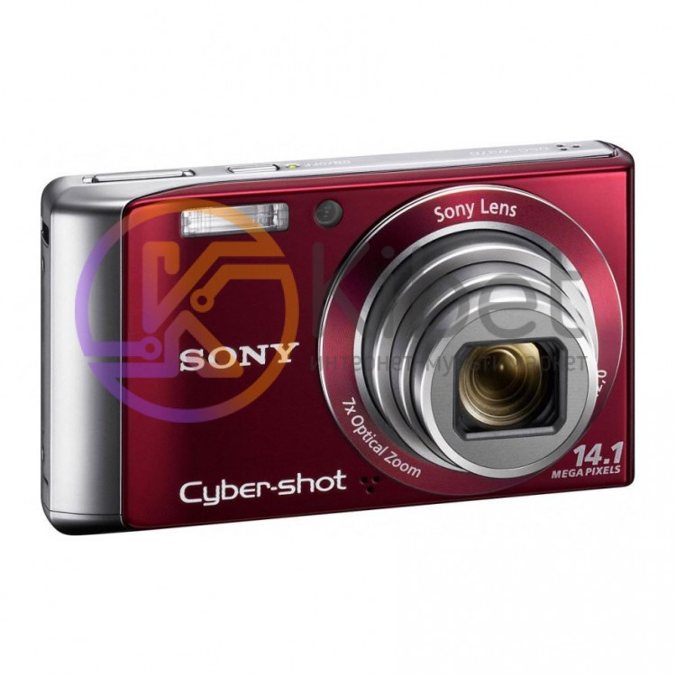 Фотоаппарат Sony Cyber-Shot DSC-W370, Red (eng menu) Матрица 14.1 Мп поддерж