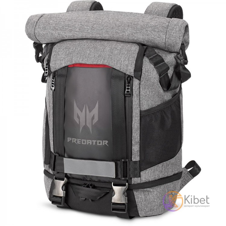 Рюкзак для ноутбука 15.6' Acer Predator Rolltop, Grey Black (NP.BAG1A.290)