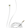 Наушники Trust Duga In-Ear, White, 3.5 мм, микрофон, вставные, плоский и удобный