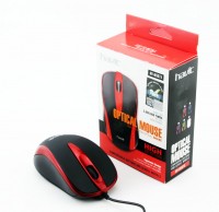 Мышь Havit HV-MS675 Red, Optical, USB, 1000 dpi (6950676240139)