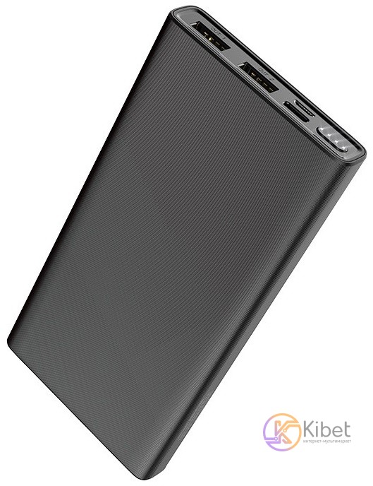 Универсальная мобильная батарея 10000 mAh, Hoco J55 Neoteric Mobile, Black