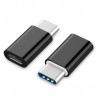 Переходник Cablexpert micro USB to Type-C A-USB2-CMmF-01 черный, C-папа - Micro