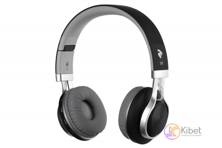 Наушники 2E V1 ComboWay ExtraBass Over-Ear Headset, Black, Bluetooth V5.0, накла