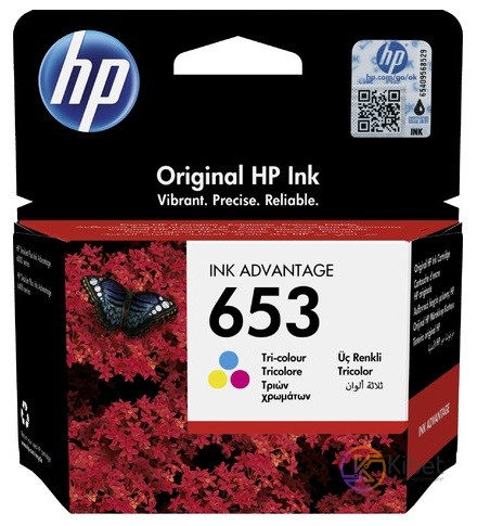 Картридж HP №653 (3YM74AE), Color, DeskJet Plus Ink Advantage 6075 6475, 200 стр